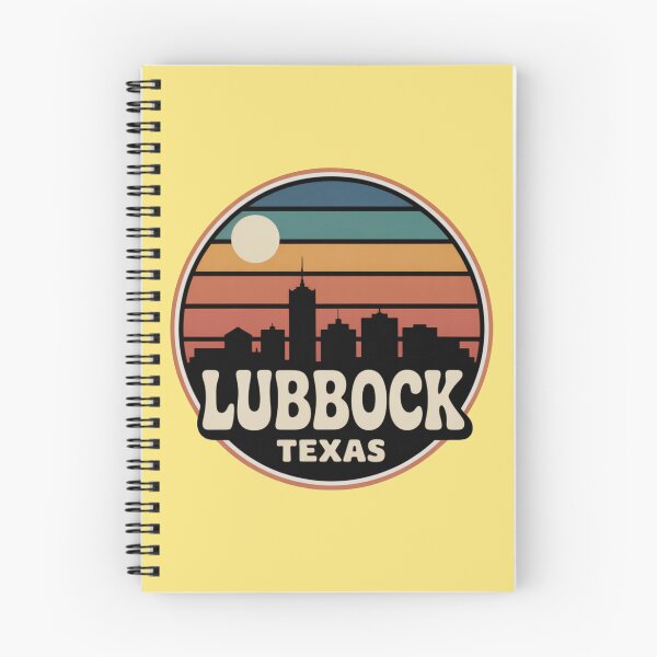 Item preview, Lubbock Texas: Sunset Skyline Groovy Double Ring designed and sold by CircinusStore.
