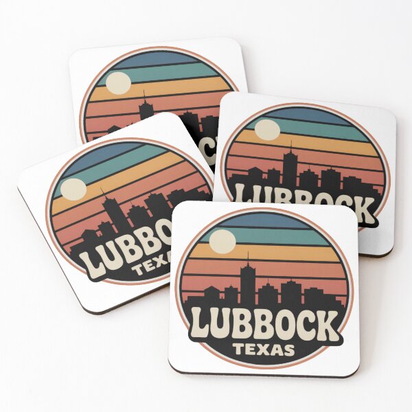 Item preview, Lubbock Texas: Sunset Skyline Groovy Double Ring designed and sold by CircinusStore.