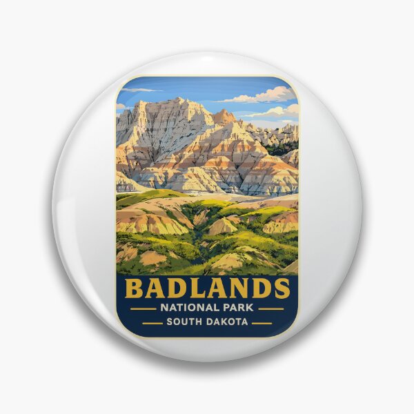 Item preview, Badlands National Park South Dakota Sticker designed and sold by Gideon Emmerich.