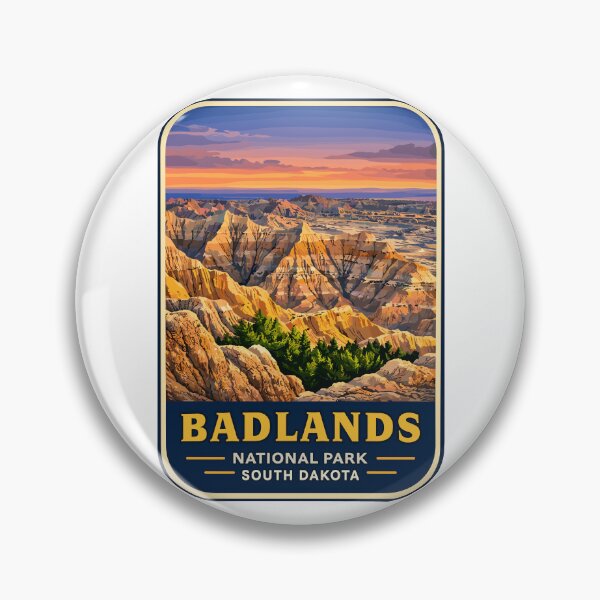 Item preview, Badlands National Park South Dakota Sticker designed and sold by Gideon Emmerich.