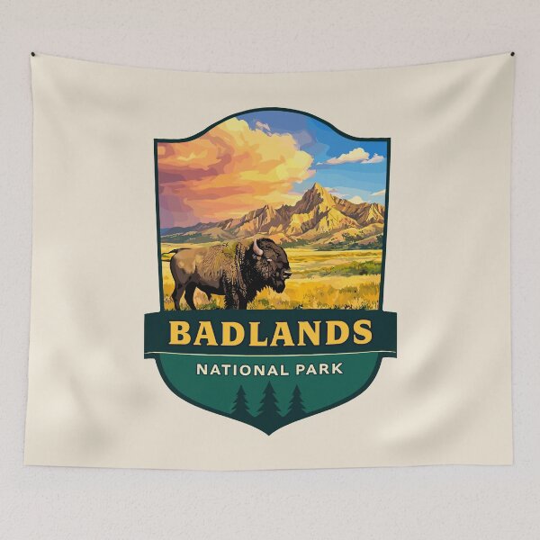 Item preview, Badlands National Park South Dakota Sticker designed and sold by Gideon Emmerich.