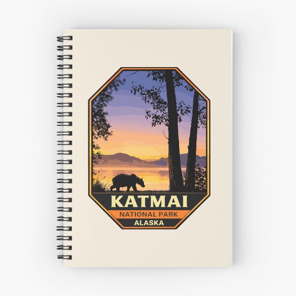 Item preview, Katmai National Park Retro Bear Alaska designed and sold by Gideon Emmerich.