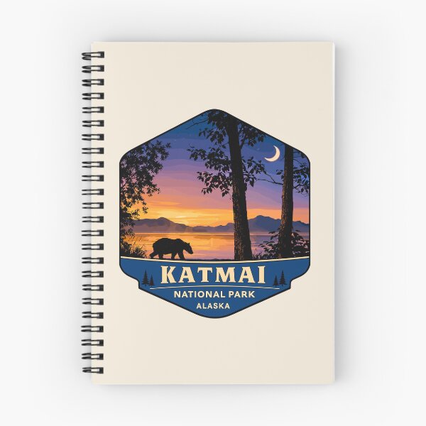 Item preview, Katmai National Park Retro Bear Alaska designed and sold by Gideon Emmerich.