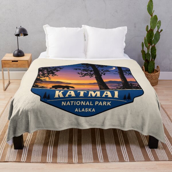 Item preview, Katmai National Park Retro Bear Alaska designed and sold by Gideon Emmerich.