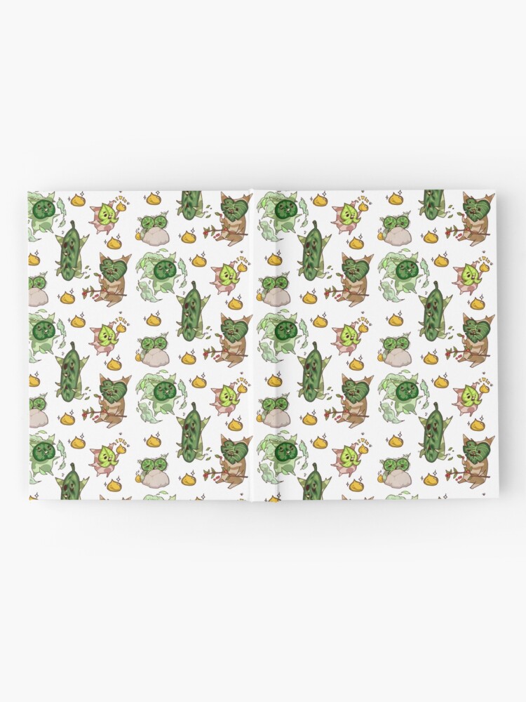 "Koroks and Korok Seeds Pattern" Hardcover Journal by Asrielle Redbubble