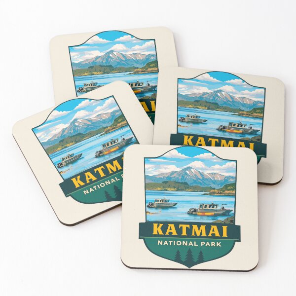 Item preview, Katmai National Park Retro Bear Alaska designed and sold by Gideon Emmerich.