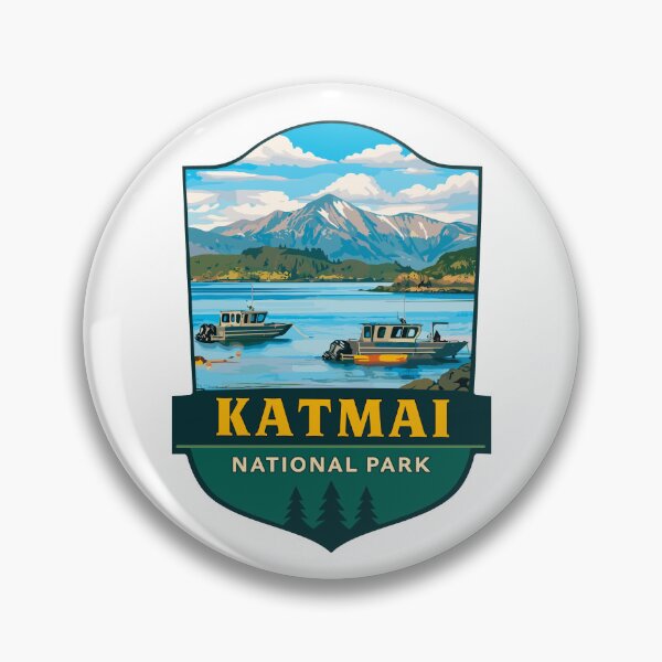 Item preview, Katmai National Park Retro Bear Alaska designed and sold by Gideon Emmerich.