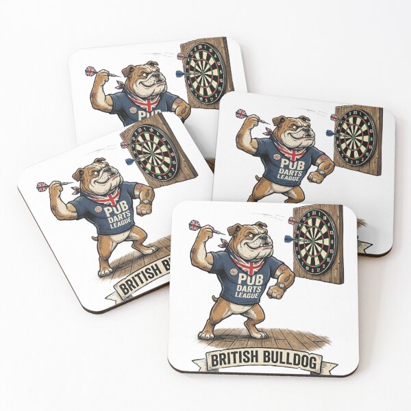 Item preview, The British Bulldog darts league  designed and sold by Jimhebbe.