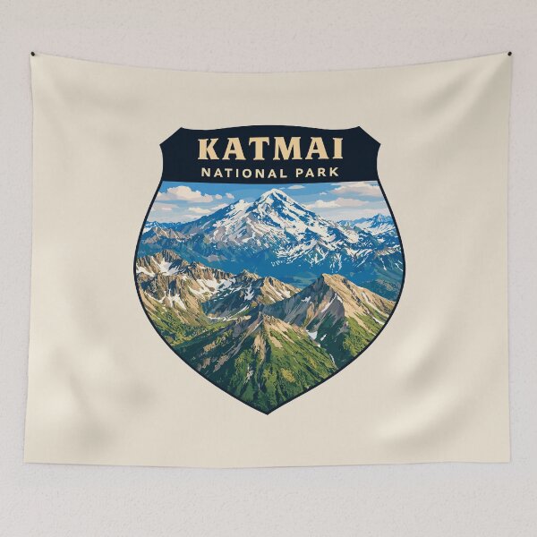 Item preview, Katmai National Park Retro Bear Alaska designed and sold by Gideon Emmerich.