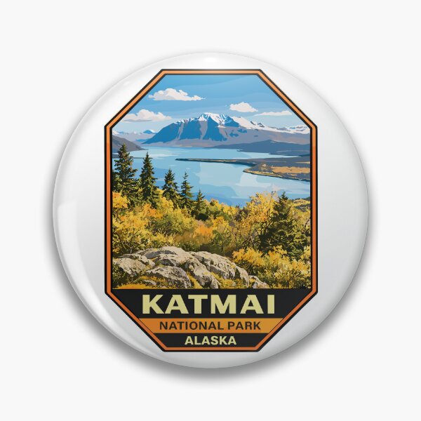 Item preview, Katmai National Park Retro Bear Alaska designed and sold by Gideon Emmerich.