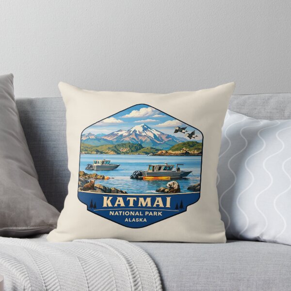 Item preview, Katmai National Park Retro Bear Alaska designed and sold by Gideon Emmerich.