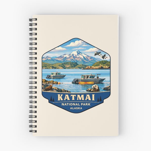 Item preview, Katmai National Park Retro Bear Alaska designed and sold by Gideon Emmerich.