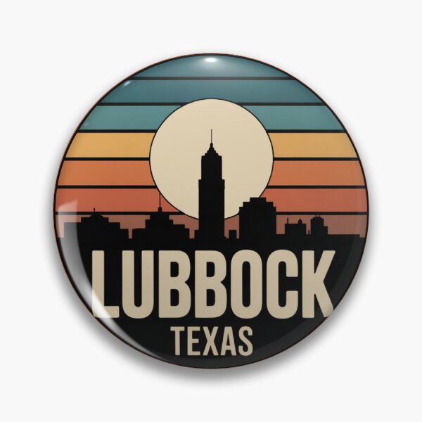 Item preview, Lubbock Texas: Sunset Skyline Large Centered Moon designed and sold by CircinusStore.