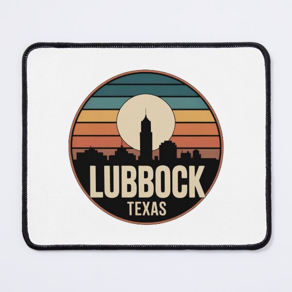 Item preview, Lubbock Texas: Sunset Skyline Large Centered Moon designed and sold by CircinusStore.