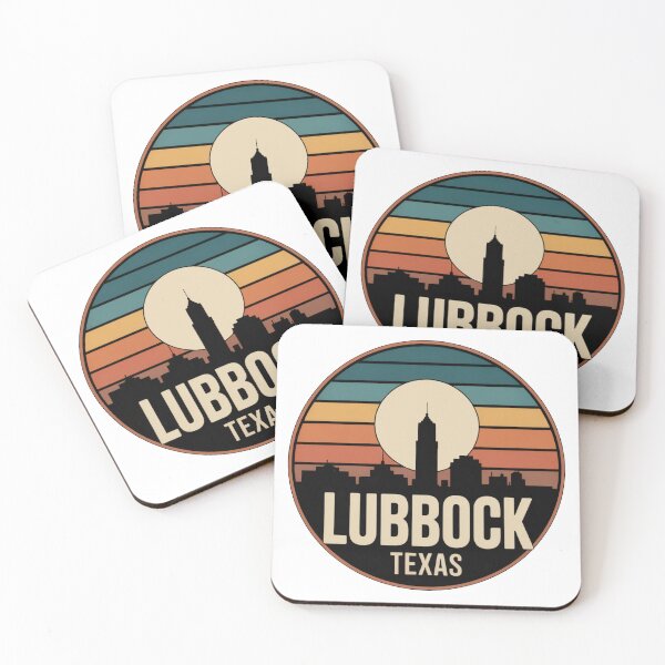 Item preview, Lubbock Texas: Sunset Skyline Large Centered Moon designed and sold by CircinusStore.