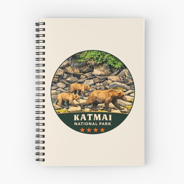 Item preview, Katmai National Park Retro Bear Alaska designed and sold by Gideon Emmerich.