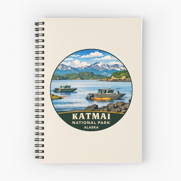 Item preview, Katmai National Park Alaska Retro designed and sold by Gideon Emmerich.