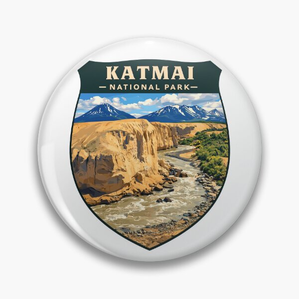Item preview, Katmai National Park Alaska Retro designed and sold by Gideon Emmerich.