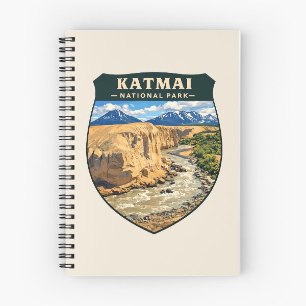 Item preview, Katmai National Park Alaska Retro designed and sold by Gideon Emmerich.