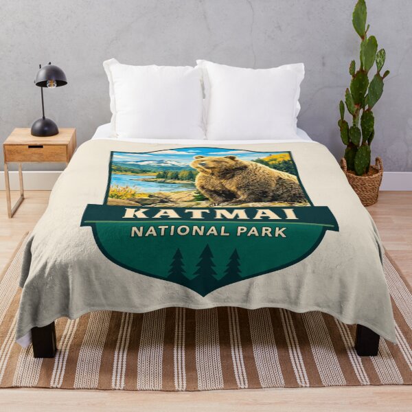 Item preview, Katmai National Park Alaska Retro designed and sold by Gideon Emmerich.