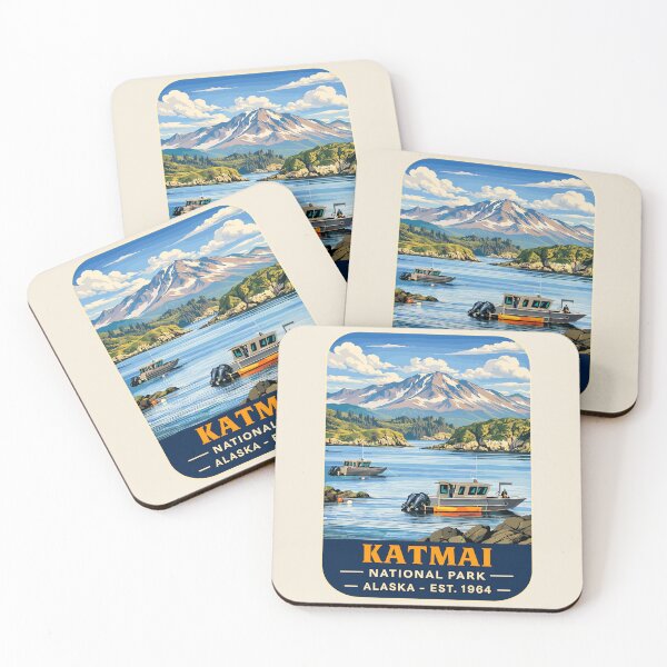 Item preview, Katmai National Park Retro Bear Alaska designed and sold by Gideon Emmerich.