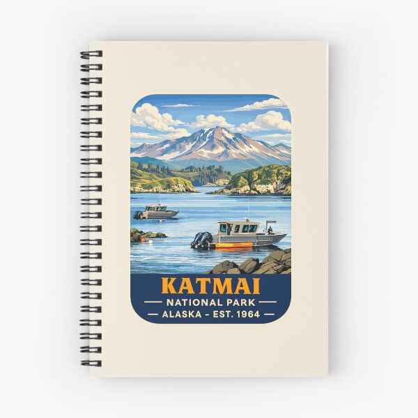 Item preview, Katmai National Park Retro Bear Alaska designed and sold by Gideon Emmerich.