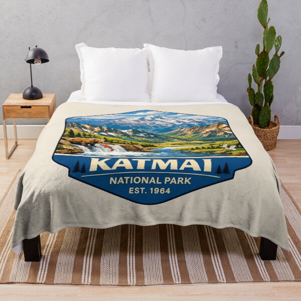 Item preview, Katmai National Park Retro Bear Alaska designed and sold by Gideon Emmerich.