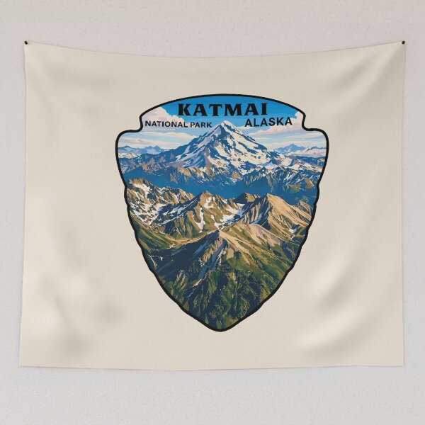 Item preview, Katmai National Park Retro Bear Alaska designed and sold by Gideon Emmerich.