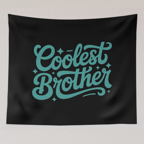 Item preview, Coolest Brother – Stylish Hand Lettered Typography Design designed and sold by TipTop GFX.
