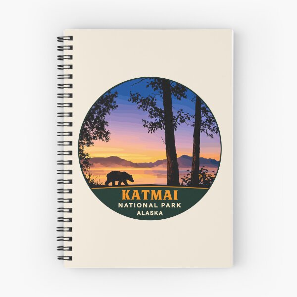 Item preview, Katmai National Park Retro Bear Alaska designed and sold by Gideon Emmerich.