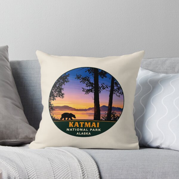 Item preview, Katmai National Park Retro Bear Alaska designed and sold by Gideon Emmerich.