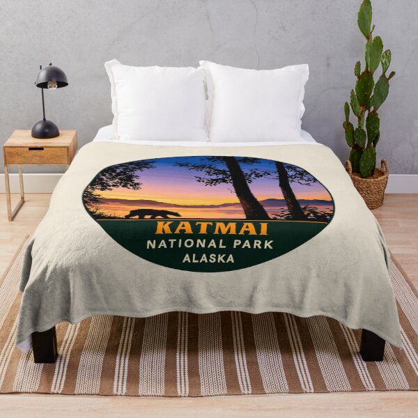 Item preview, Katmai National Park Retro Bear Alaska designed and sold by Gideon Emmerich.