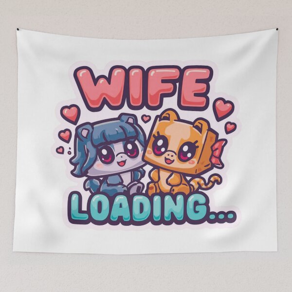 Item preview, Wife Loading... Kawaii Couple designed and sold by RDproject.