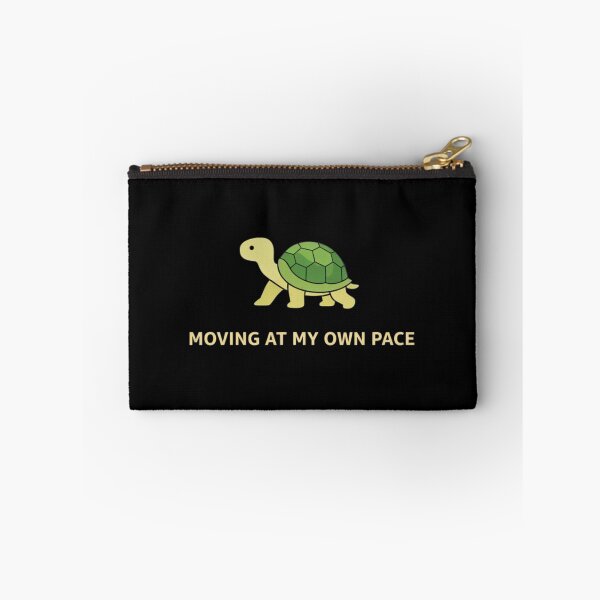 Item preview, Moving At My Own Pace Funny Turtle Minimal Design designed and sold by Tropivaro.