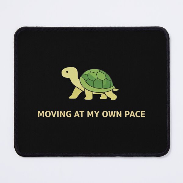 Item preview, Moving At My Own Pace Funny Turtle Minimal Design designed and sold by Tropivaro.