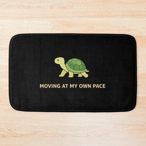 Item preview, Moving At My Own Pace Funny Turtle Minimal Design designed and sold by Tropivaro.