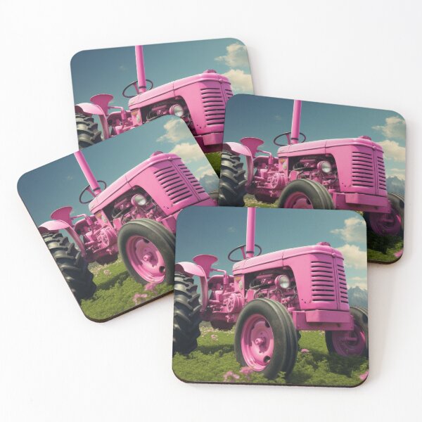 Item preview, Pink Vintage Tractor  designed and sold by pinkal.