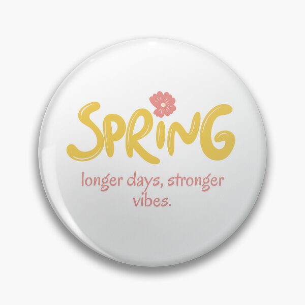 Item preview, Spring Vibes Longer Days Stronger Vibes Floral Typography designed and sold by Like it.