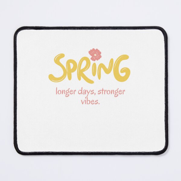 Item preview, Spring Vibes Longer Days Stronger Vibes Floral Typography designed and sold by Like it.