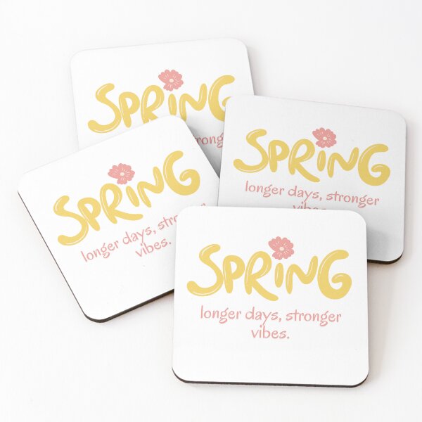 Item preview, Spring Vibes Longer Days Stronger Vibes Floral Typography designed and sold by Like it.