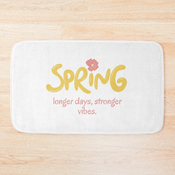 Item preview, Spring Vibes Longer Days Stronger Vibes Floral Typography designed and sold by Like it.
