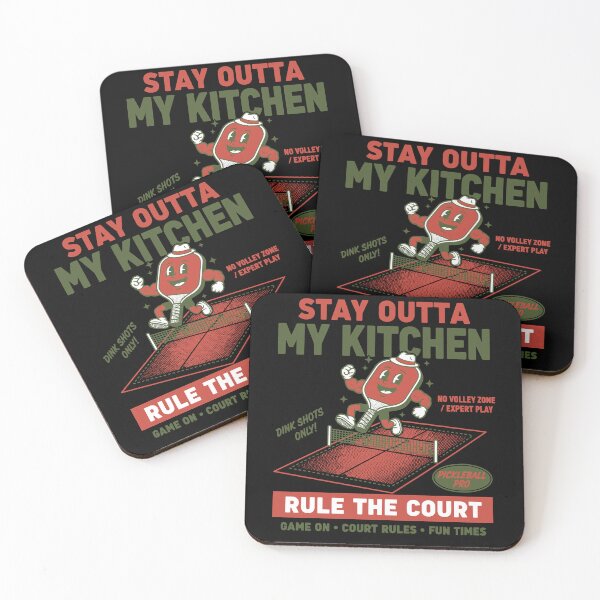Artikelvorschau, Pickleball Stay Outta My Kitchen Rule The Court entworfen und verkauft von LuminOrb.