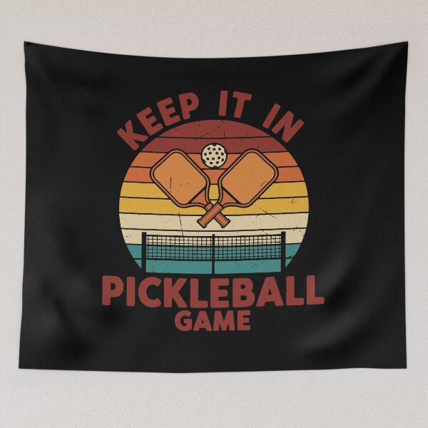 Item preview, Pickleball Keep It In Game Funny Player Paddles designed and sold by LuminOrb.