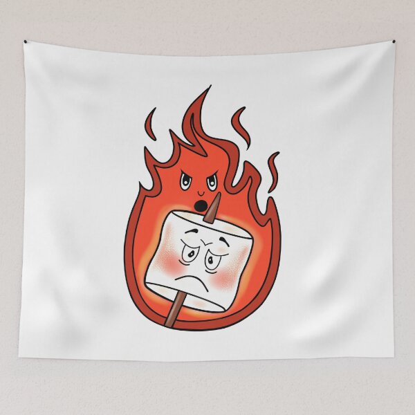 Item preview, Funny Marshmallow Camping Life designed and sold by Sartoris Art.