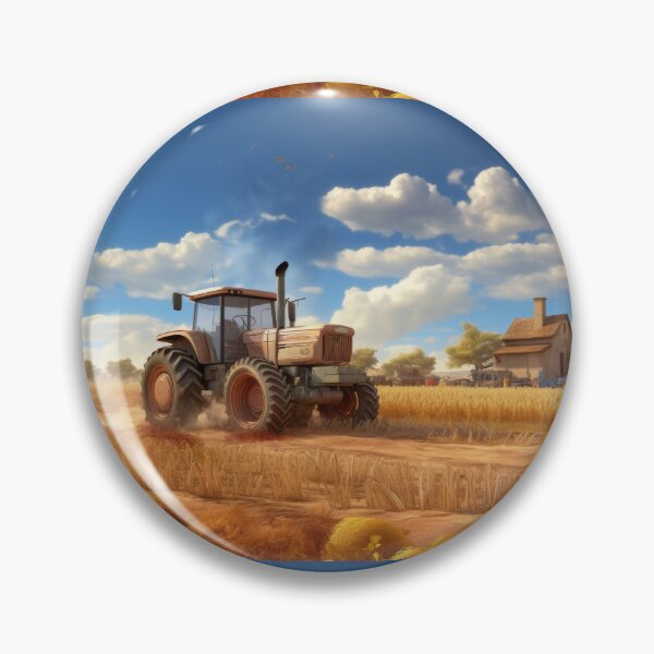 Item preview, Harvest Tractor at Sunset designed and sold by pinkal.
