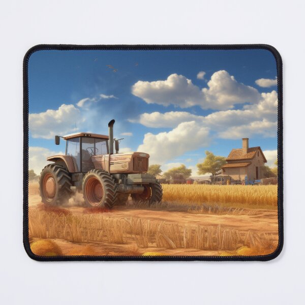 Item preview, Harvest Tractor at Sunset designed and sold by pinkal.