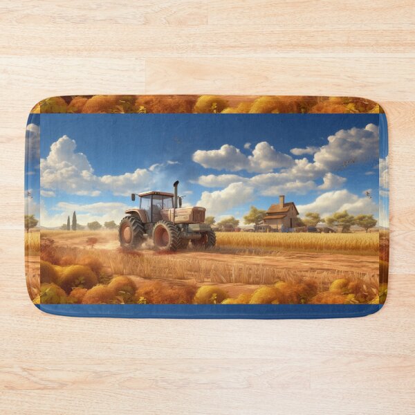 Item preview, Harvest Tractor at Sunset designed and sold by pinkal.