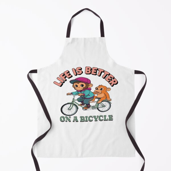 Item preview, Cute Monkeys Life Is Better On A Bicycle designed and sold by CeliaZnx.
