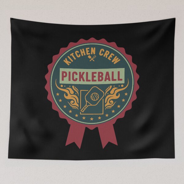 Item preview, Pickleball Kitchen Crew Funny Player Love designed and sold by LuminOrb.
