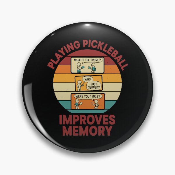 Item preview, Pickleball Funny Player Playing Improves Memory designed and sold by LuminOrb.